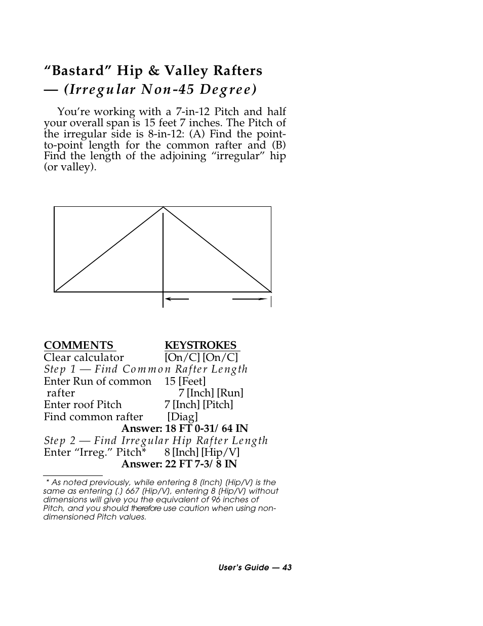 Calculated Industries 3088 User Manual | Page 43 / 55