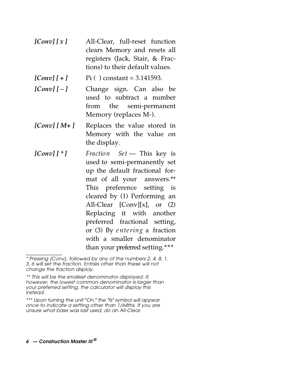 Calculated Industries 3088 User Manual | Page 6 / 55