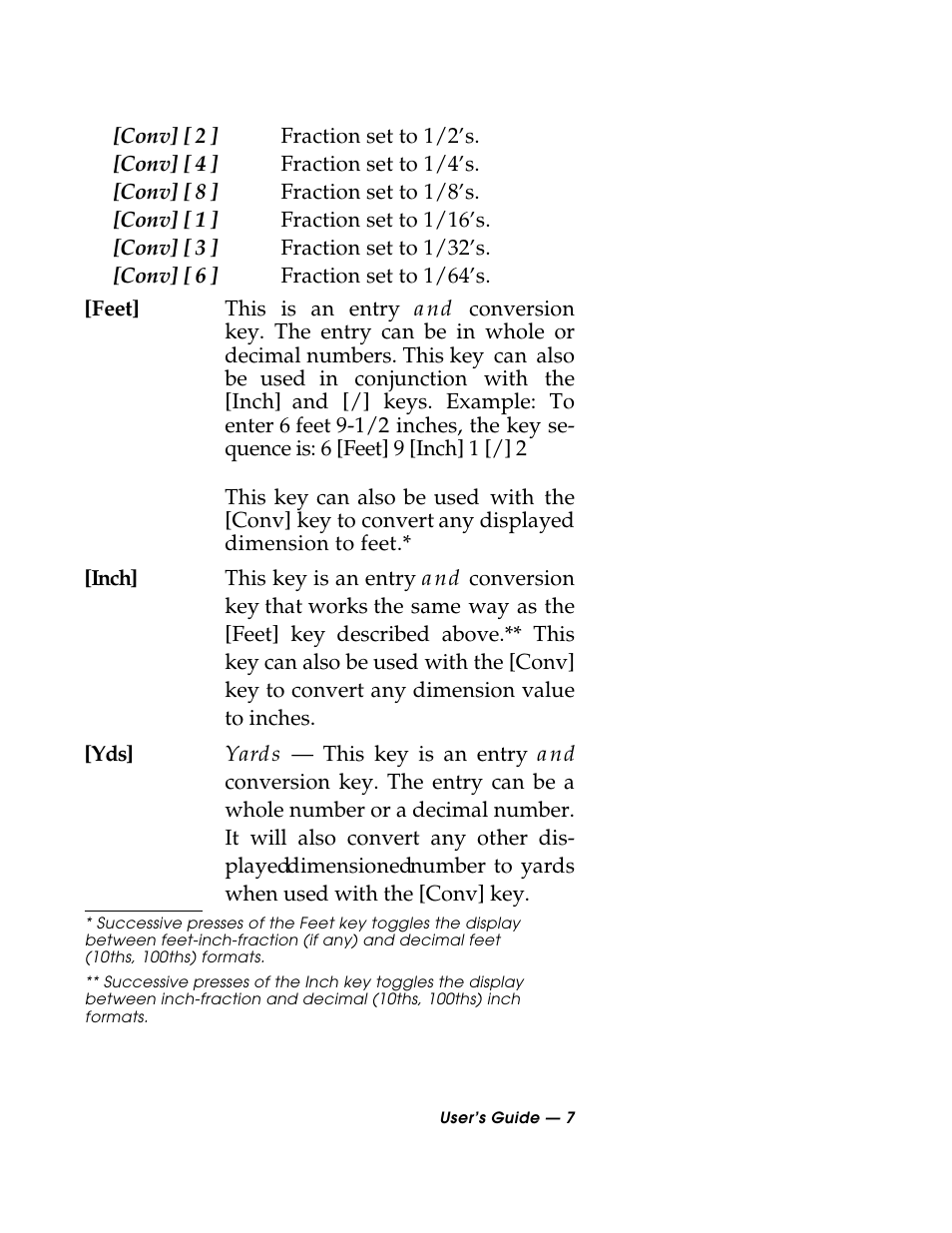 Calculated Industries 3088 User Manual | Page 7 / 55