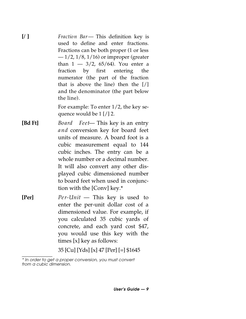 Calculated Industries 3088 User Manual | Page 9 / 55