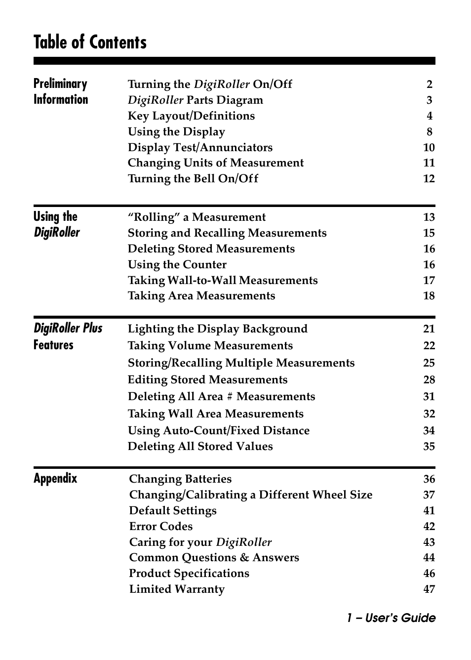 Calculated Industries 6414 User Manual | Page 3 / 51