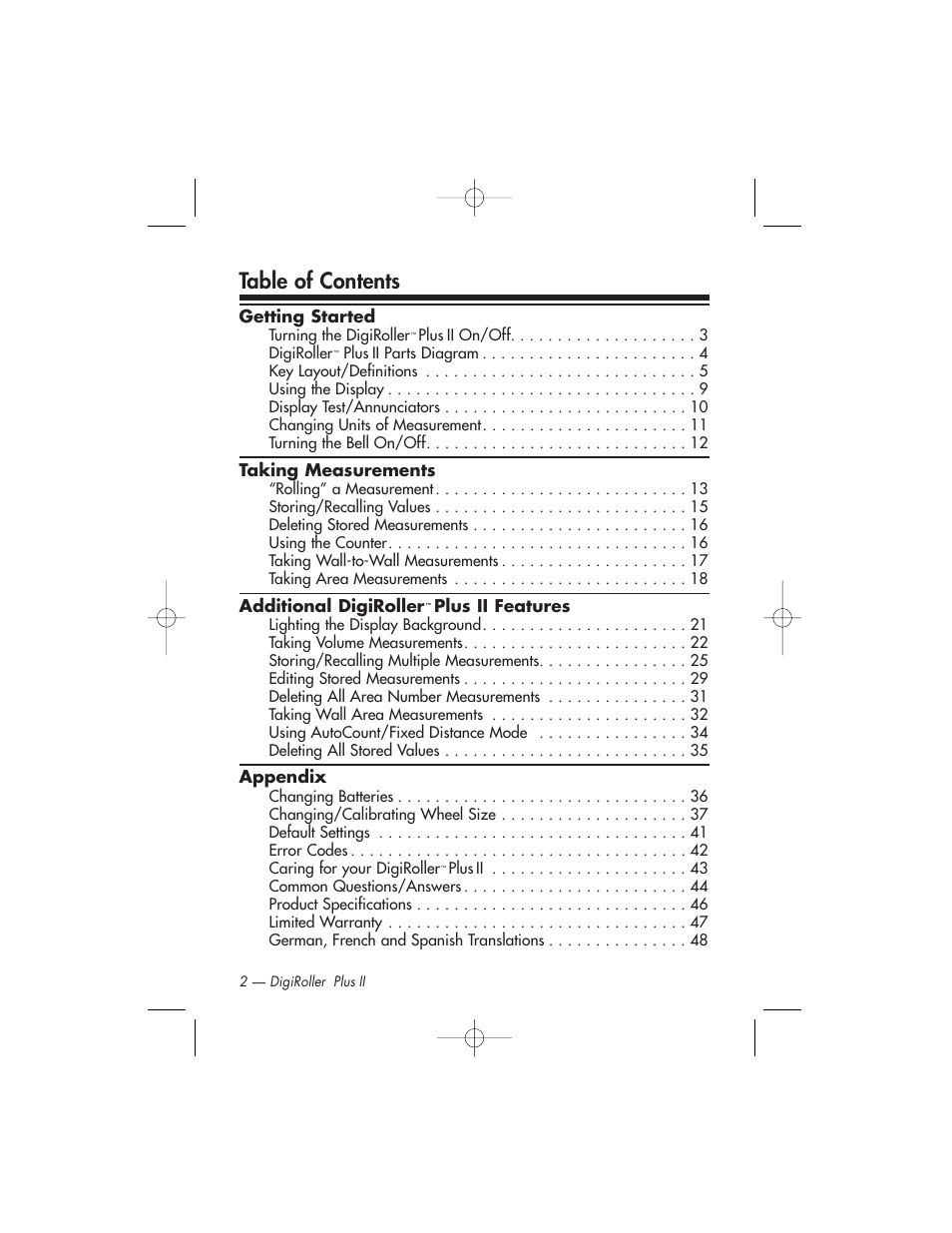 Calculated Industries 6425-C User Manual | Page 4 / 64