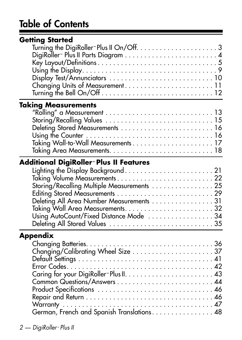 Calculated Industries 6425-D User Manual | Page 4 / 64
