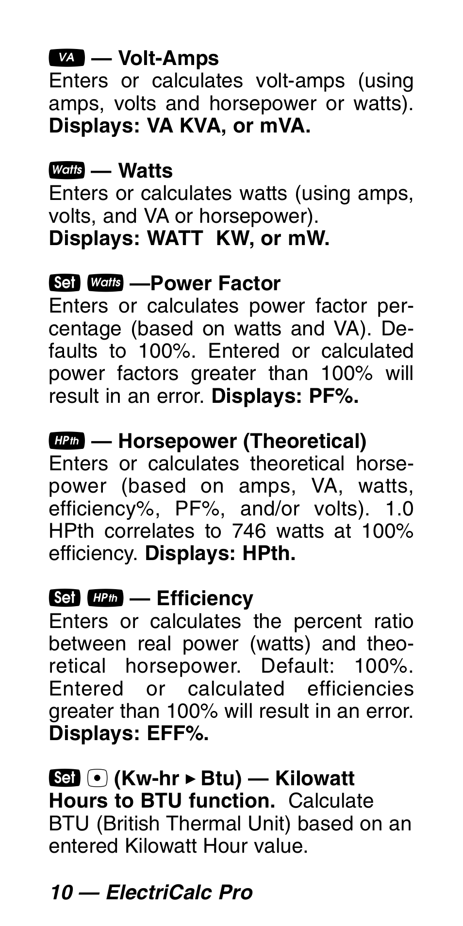 Calculated Industries 5060 User Manual | Page 12 / 70