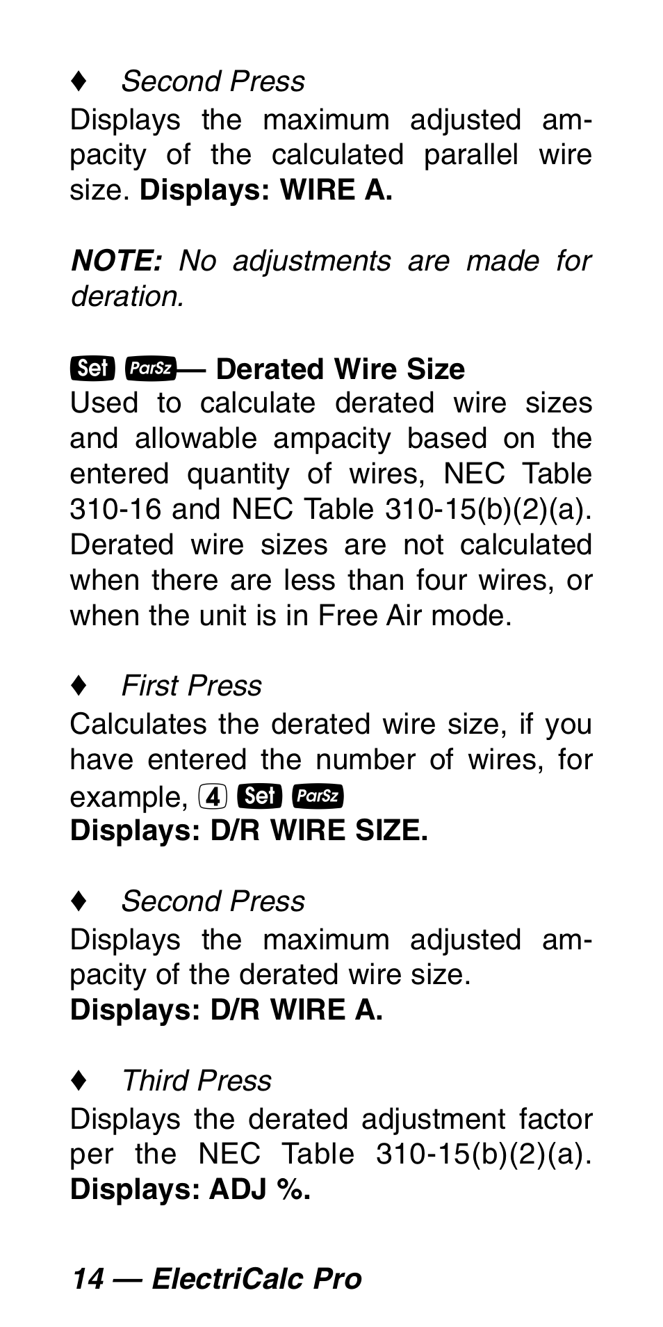Calculated Industries 5060 User Manual | Page 16 / 70