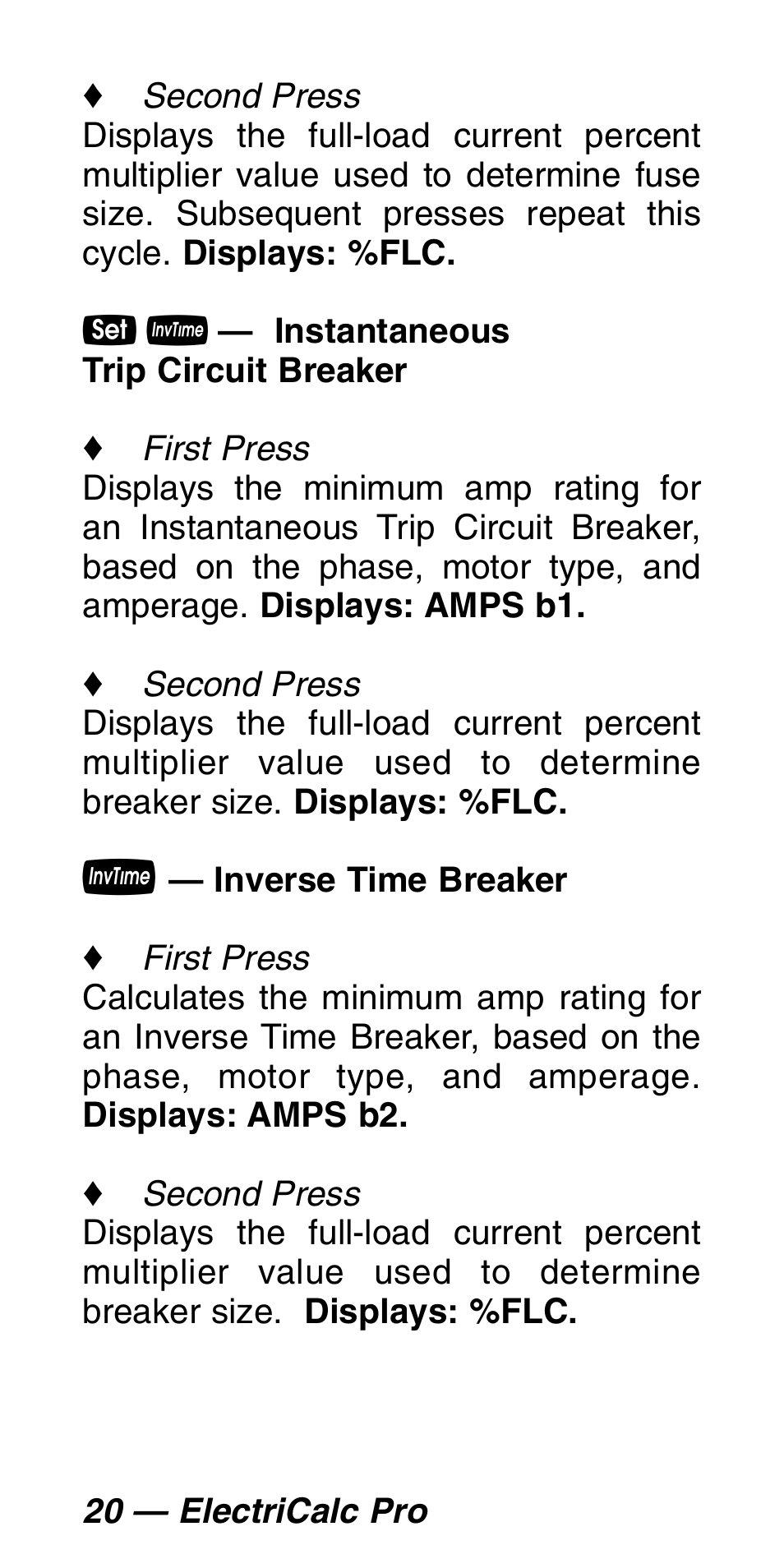 Calculated Industries 5060 User Manual | Page 22 / 70