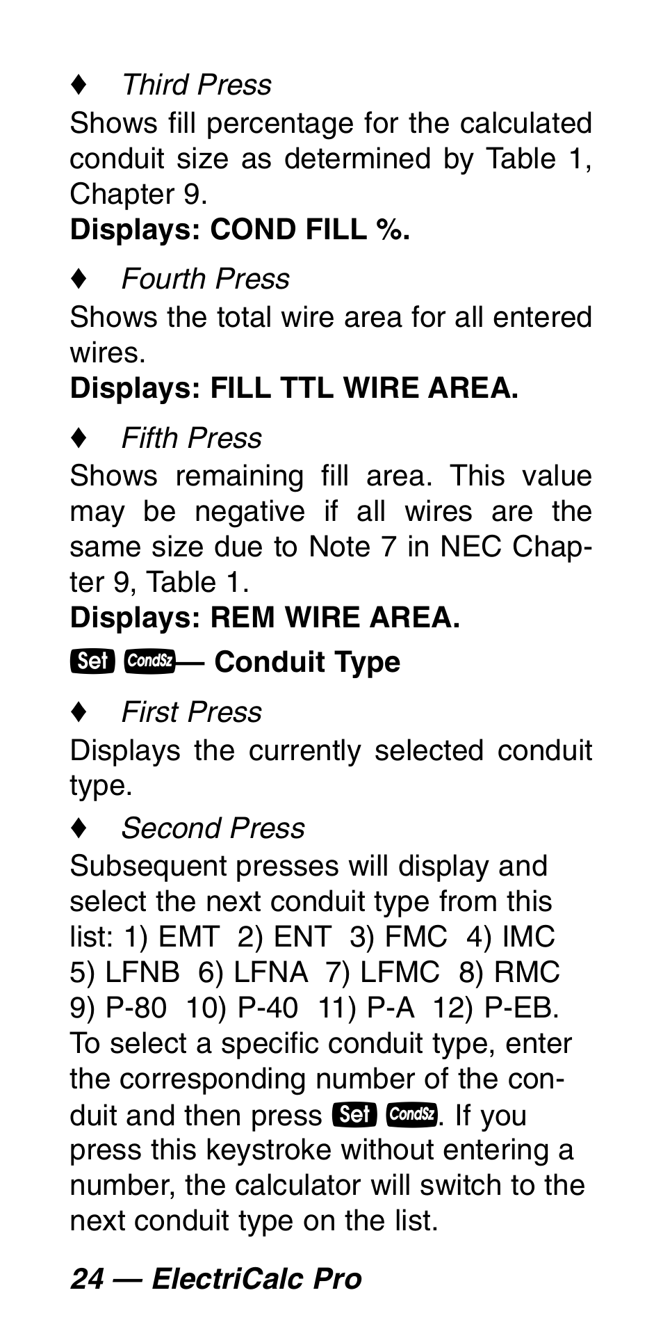 Calculated Industries 5060 User Manual | Page 26 / 70