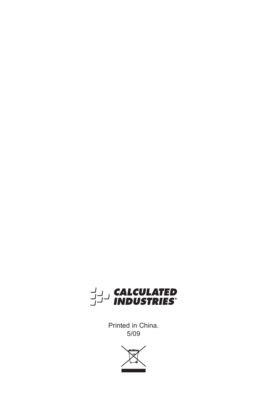 Calculated Industries 3350 User Guide User Manual | Page 12 / 12