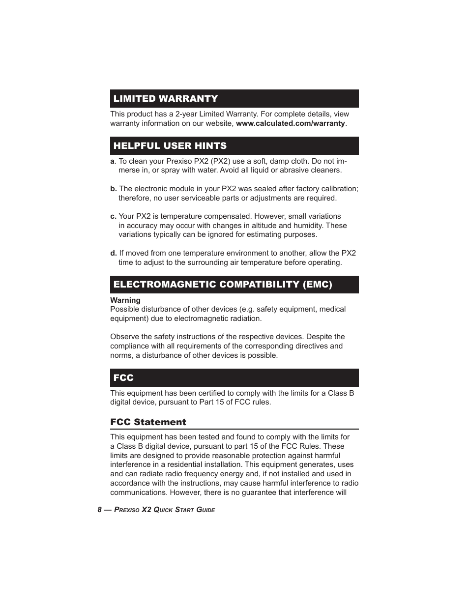 Calculated Industries 3350 Quick Start User Manual | Page 8 / 12