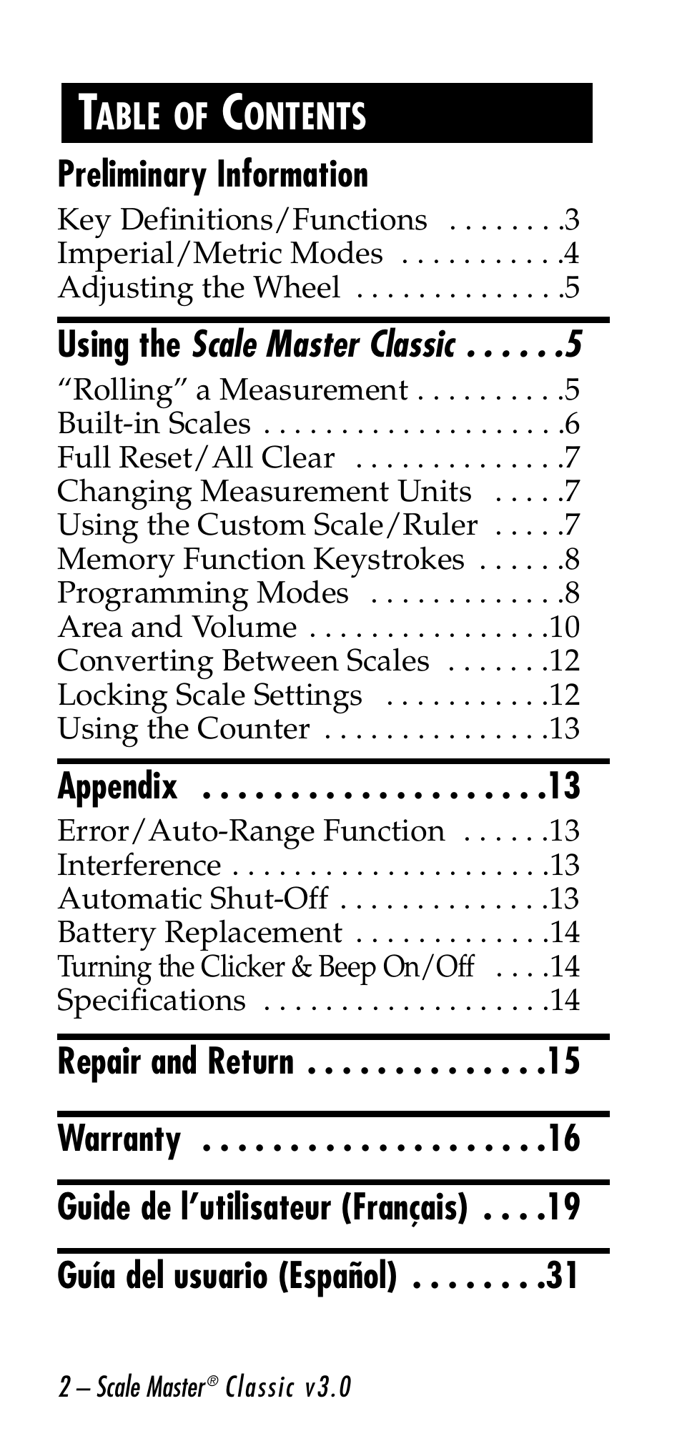 Calculated Industries 6026 User Manual | Page 2 / 60