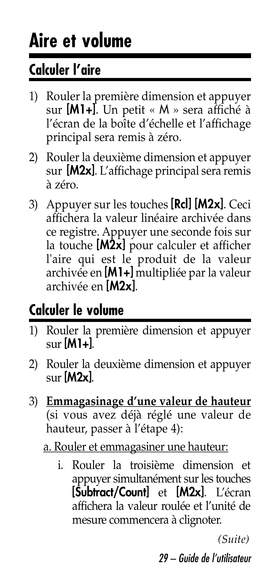 Aire et volume | Calculated Industries 6026 User Manual | Page 29 / 60