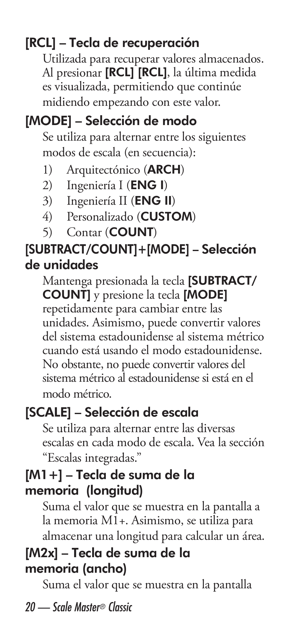 Calculated Industries 6020 v3.2 User Manual | Page 22 / 40