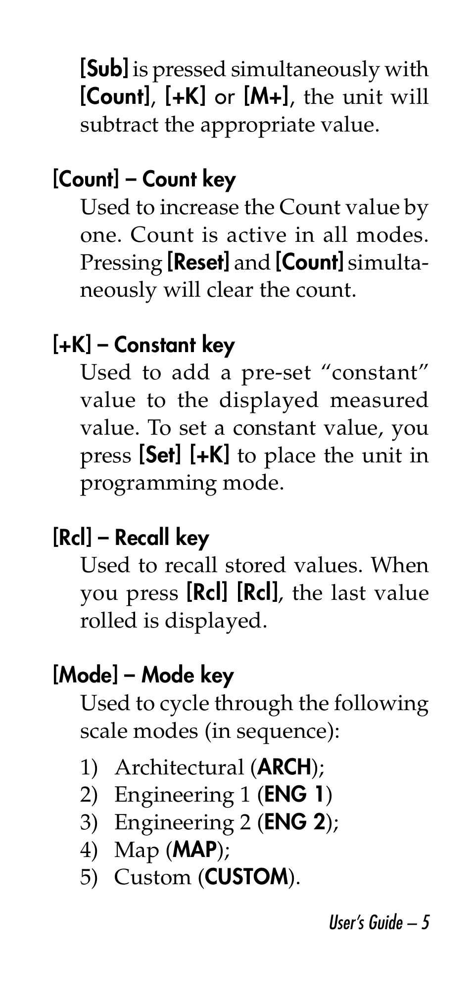 Calculated Industries 6130 v2.0 User Manual | Page 5 / 44