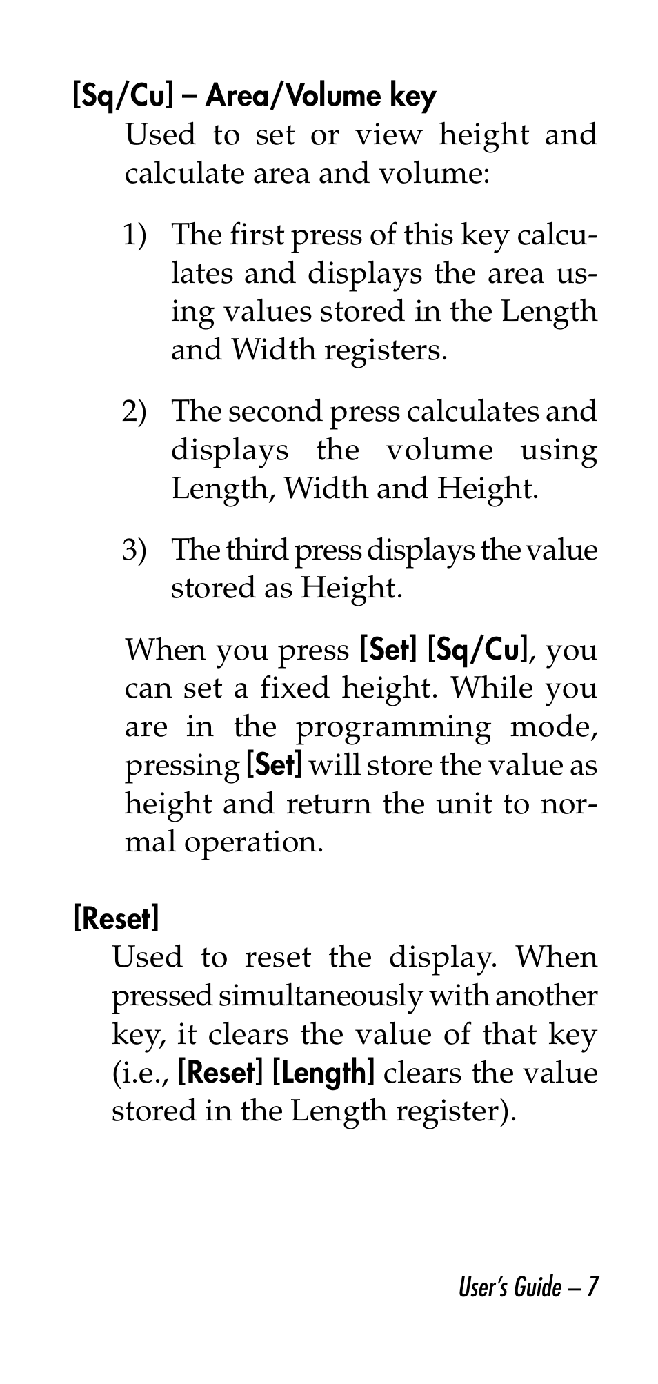 Calculated Industries 6130 v2.0 User Manual | Page 7 / 44