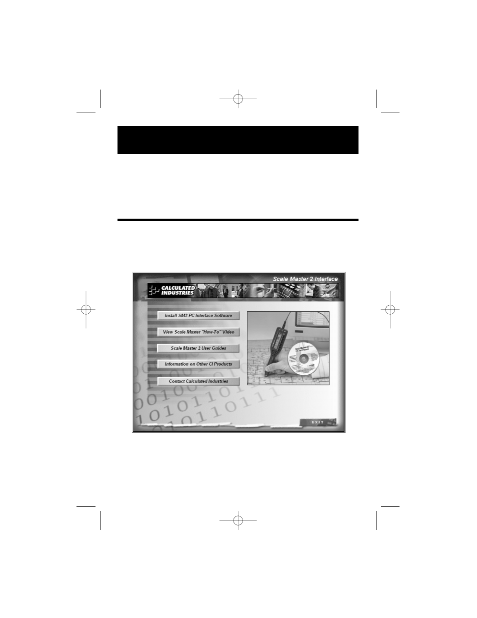 Installing the pc interface software | Calculated Industries 6215 User Manual | Page 5 / 29