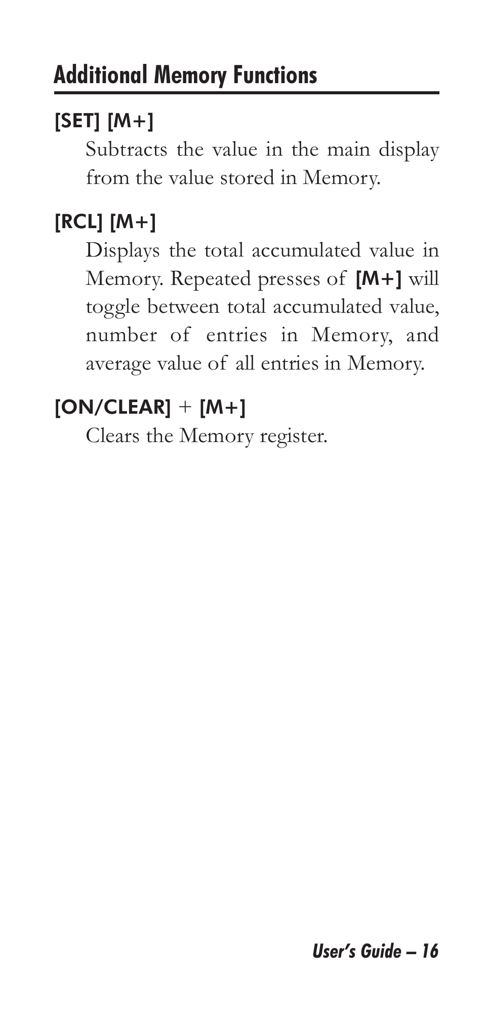 Calculated Industries 6025 User Manual | Page 20 / 36