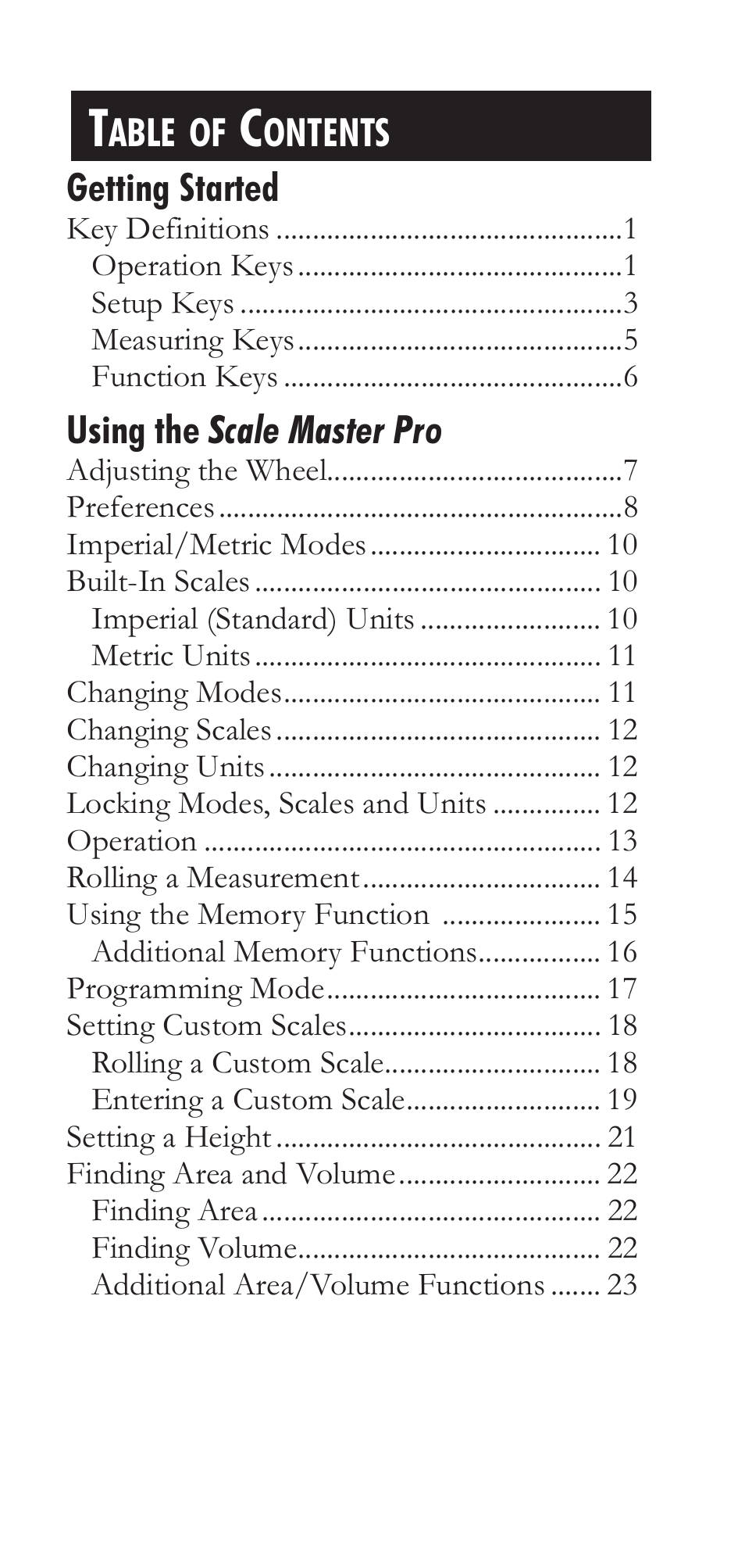 Calculated Industries 6025 User Manual | Page 3 / 36