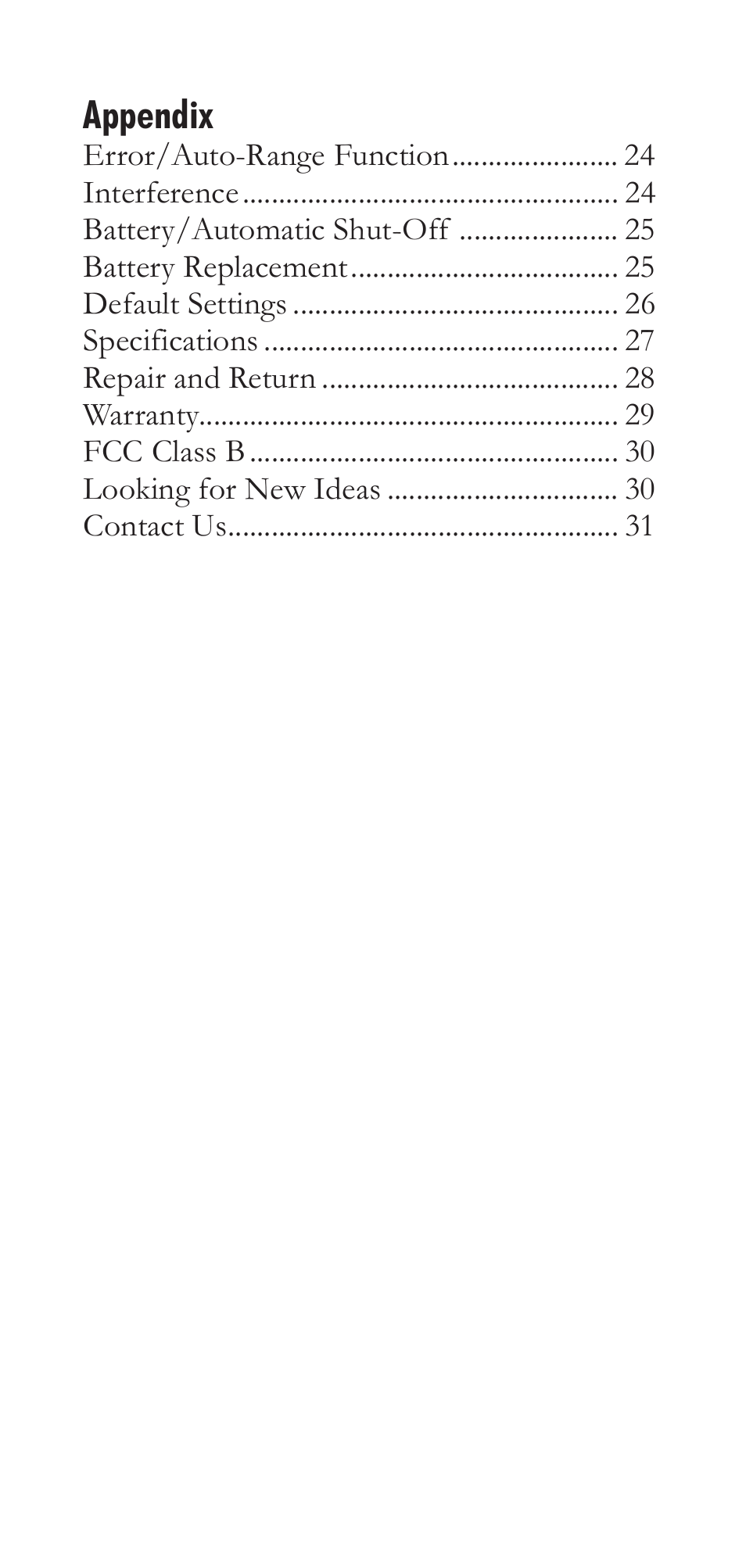 Calculated Industries 6025 User Manual | Page 4 / 36