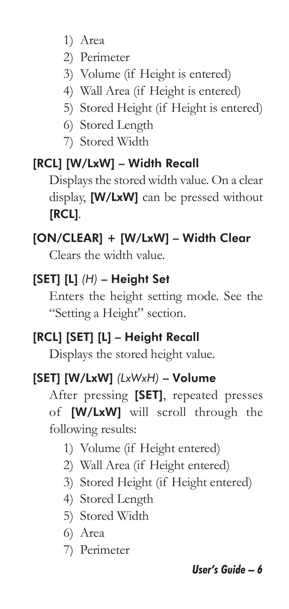 Calculated Industries 6135 User Manual | Page 10 / 43