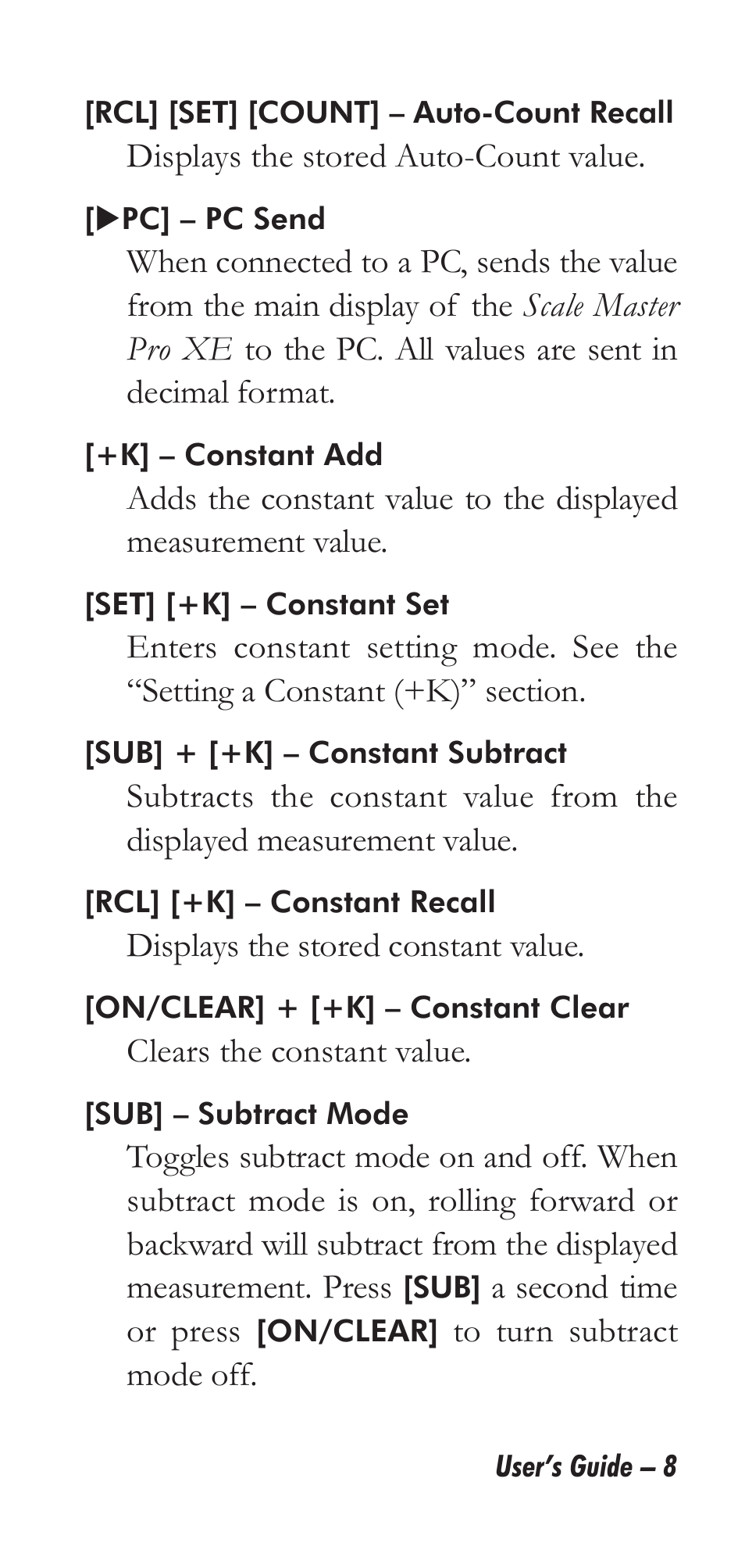 Calculated Industries 6135 User Manual | Page 12 / 43