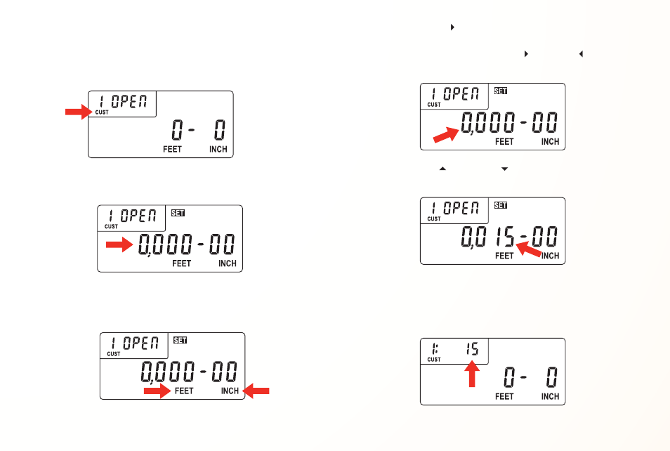 Setting an entered custom scale (imperial mode) | Calculated Industries 6260 User Guide User Manual | Page 40 / 52