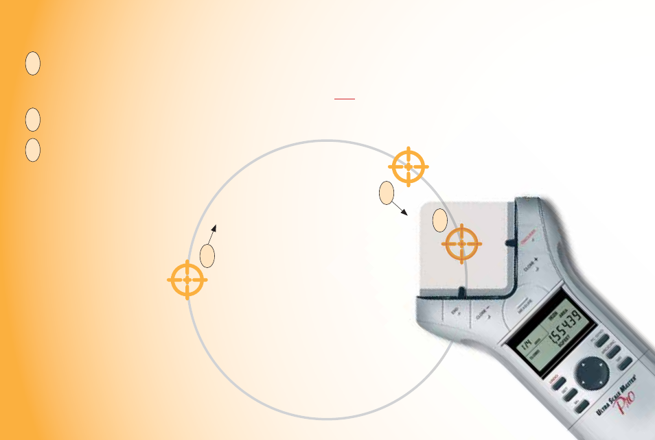 Measuring 3-point circles | Calculated Industries 6270 User Guide User Manual | Page 36 / 52