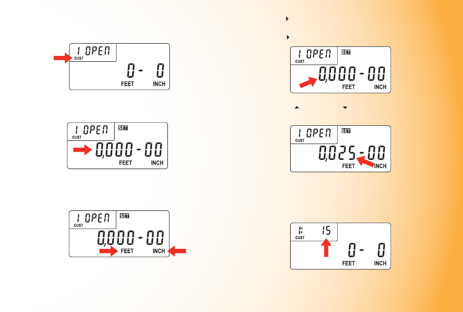 Setting an entered custom scale (imperial mode) | Calculated Industries 6250 User Manual | Page 30 / 35