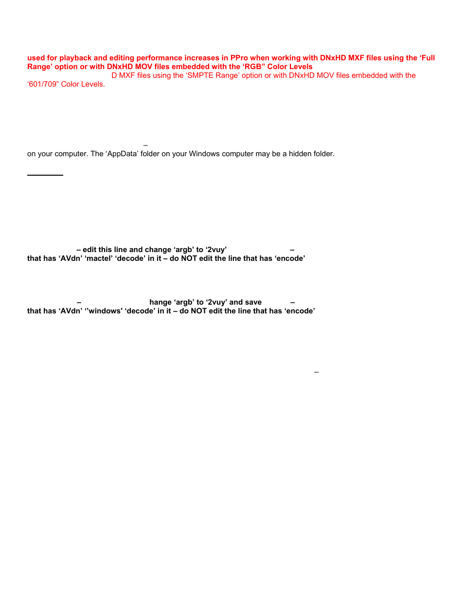 Calibrated Software MXF Import v3 User Manual | Page 36 / 94