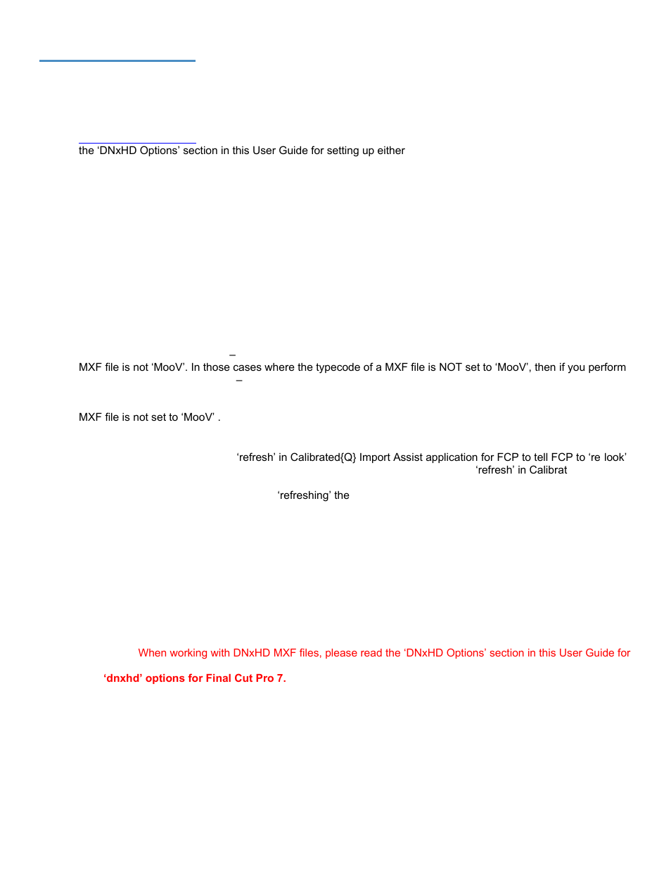 Final cut pro 6/7, Getting started, Import into fcp | Calibrated Software MXF Import v3 User Manual | Page 54 / 94