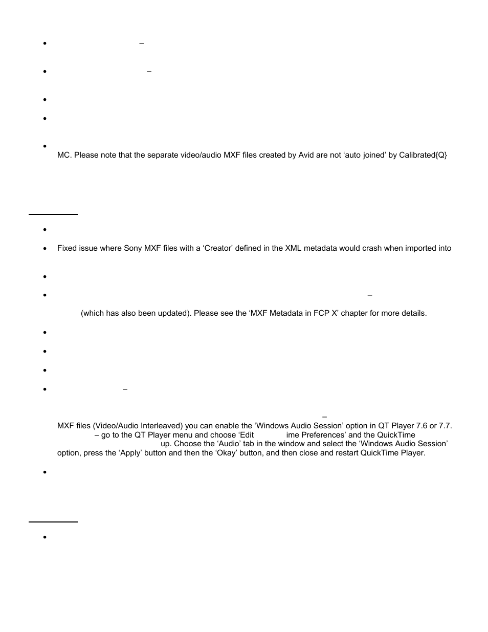 Calibrated Software MXF Import v3 User Manual | Page 87 / 94