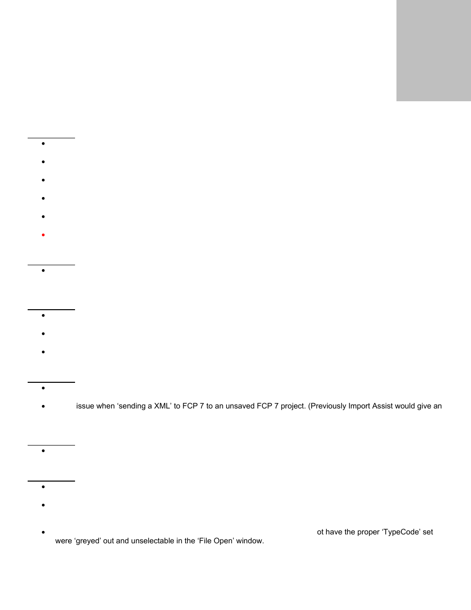 Version history | Calibrated Software MP4-EX Import Assist v3 User Manual | Page 45 / 48