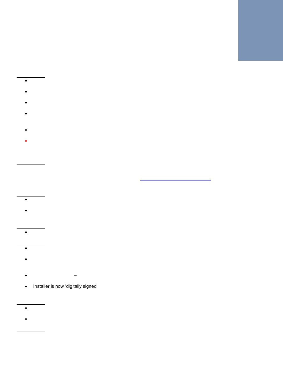 Version history | Calibrated Software MP4-EX Import v3 User Manual | Page 32 / 35