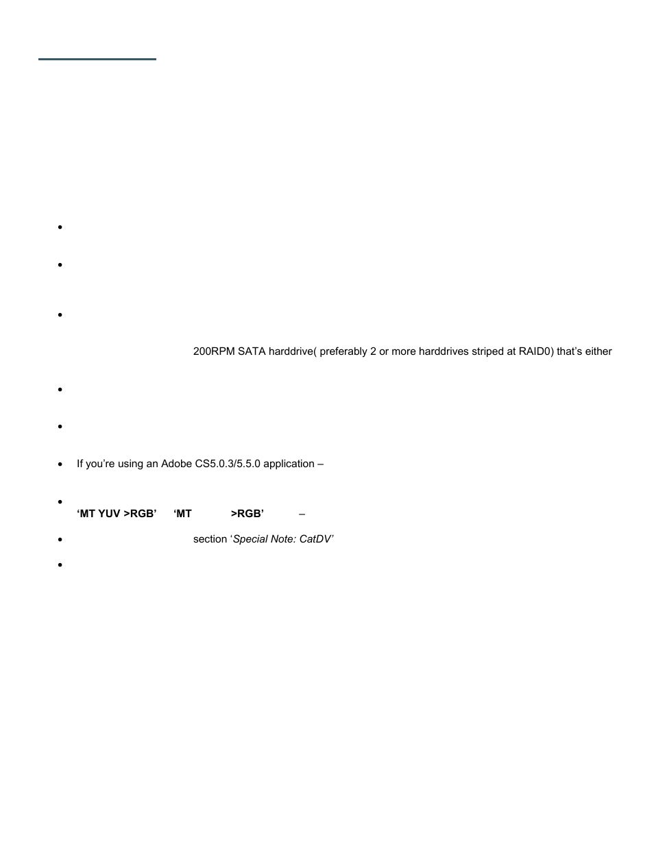 Performance | Calibrated Software IMX Decode v2 User Manual | Page 8 / 28