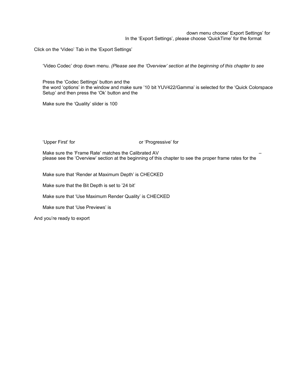 Calibrated Software AVC-Intra Create v2 User Manual | Page 23 / 43