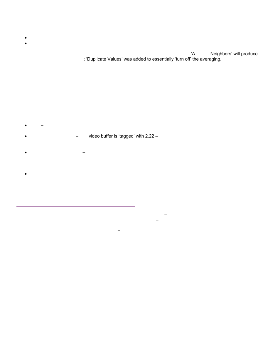 444 to 422 chroma sampling, Rgb to yuv gamma correction, Watermark (for color testing) | Calibrated Software MPEG2-X Create v1 User Manual | Page 19 / 62
