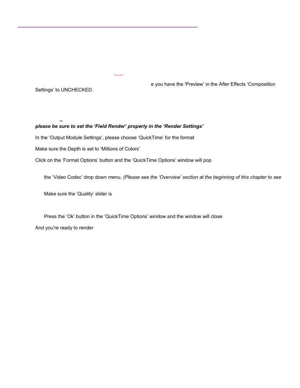 Adobe after effects cs6/cc/cc2014 - mov, Getting started | Calibrated Software MPEG2-X Create v1 User Manual | Page 21 / 62