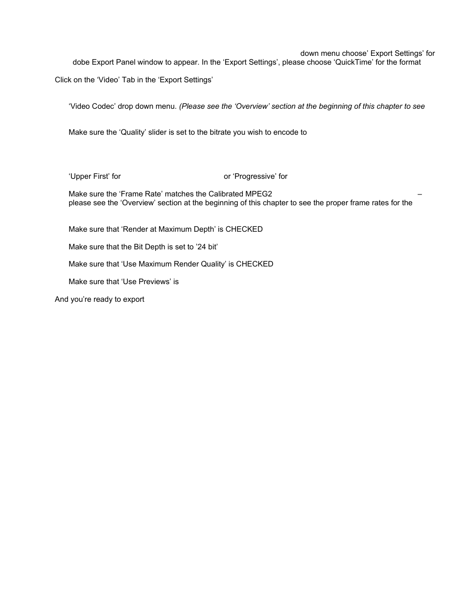 Calibrated Software MPEG2-X Create v1 User Manual | Page 41 / 62