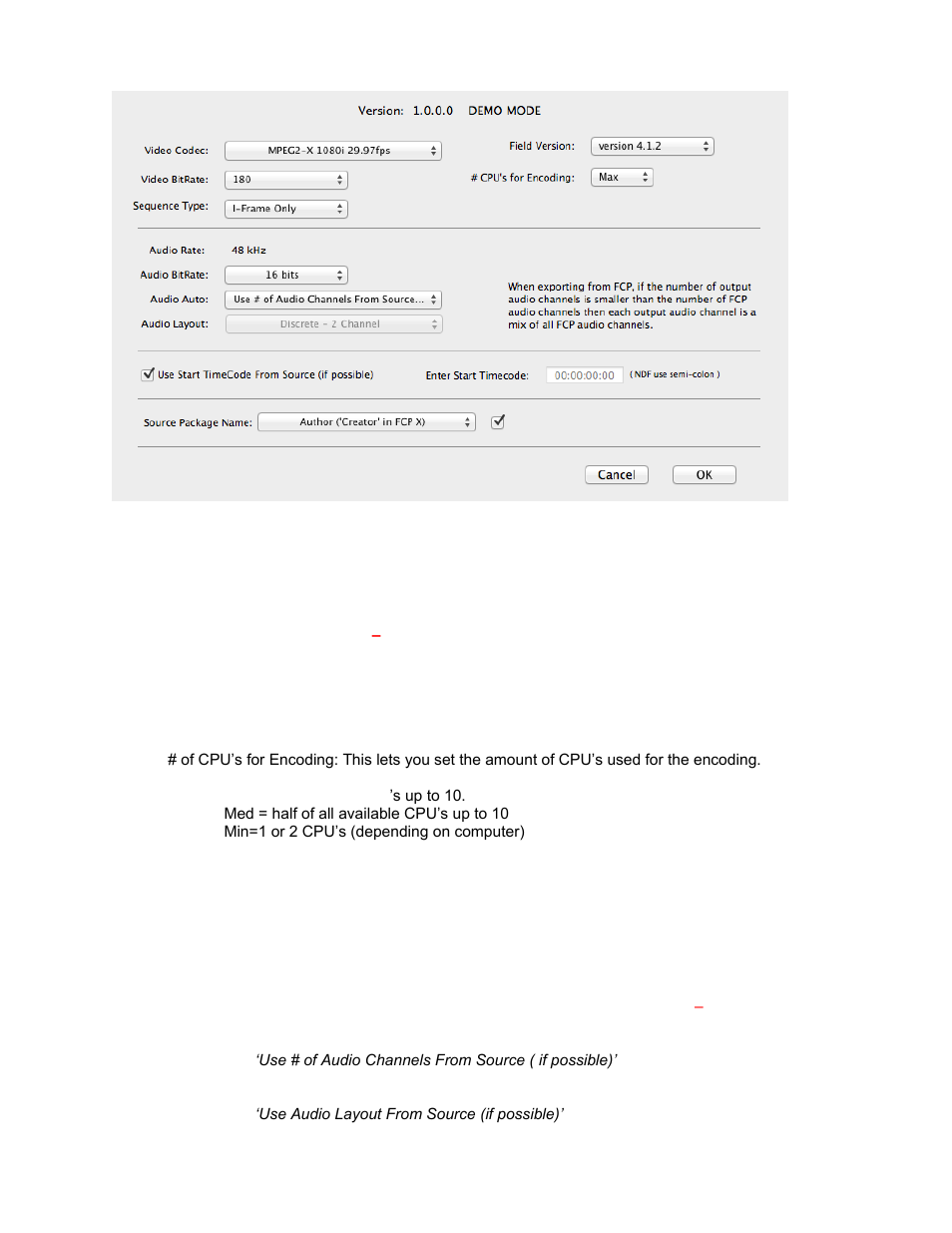 Calibrated Software MPEG2-X Create v1 User Manual | Page 56 / 62