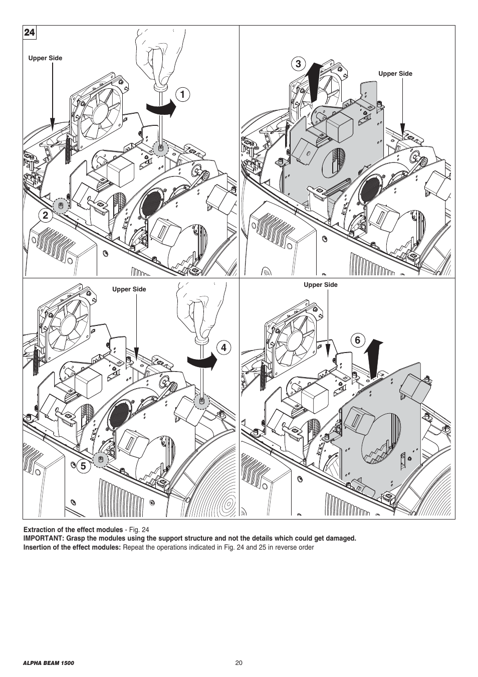 Clay Paky ALPHA BEAM 1500 (C61310) User Manual | Page 20 / 28