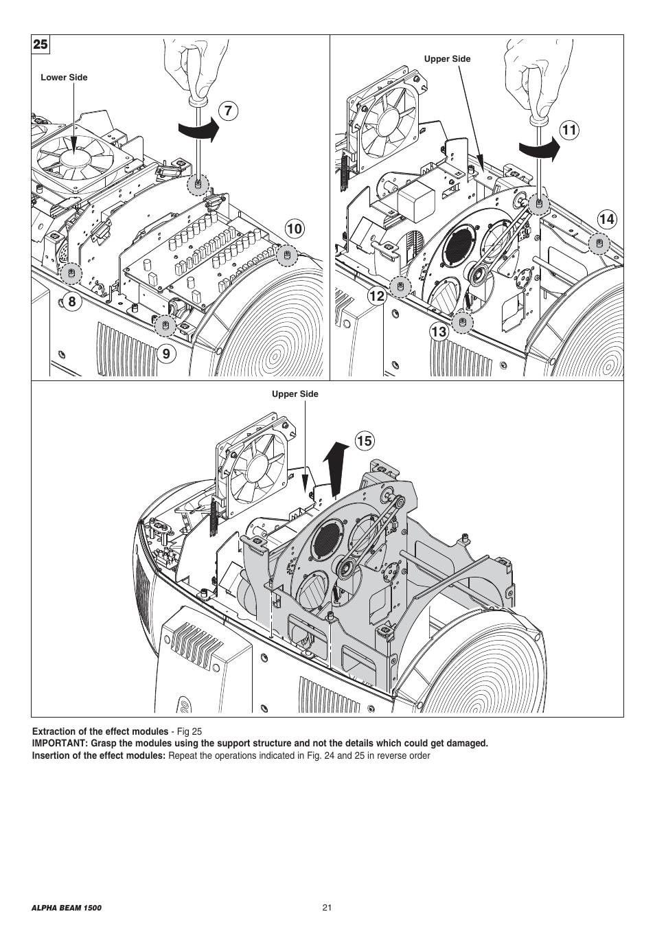Clay Paky ALPHA BEAM 1500 (C61310) User Manual | Page 21 / 28