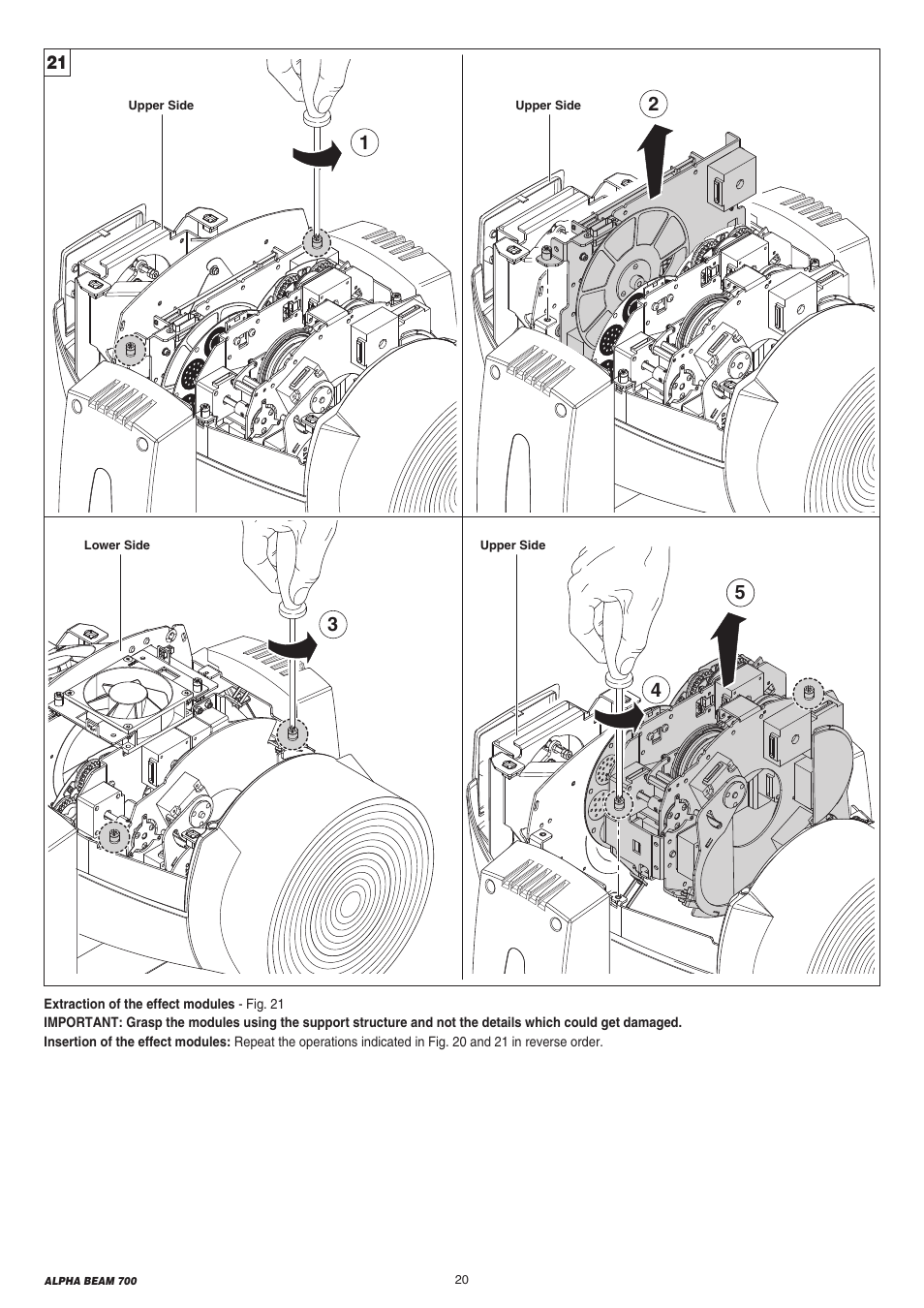 Clay Paky ALPHA BEAM 700 (C61360) User Manual | Page 20 / 28