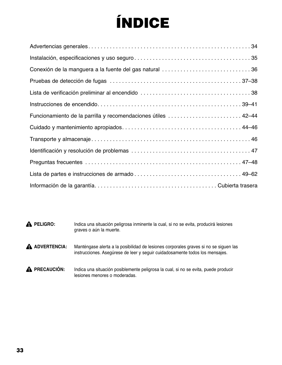 Índice | Brinkmann 810-6830-0 User Manual | Page 34 / 64