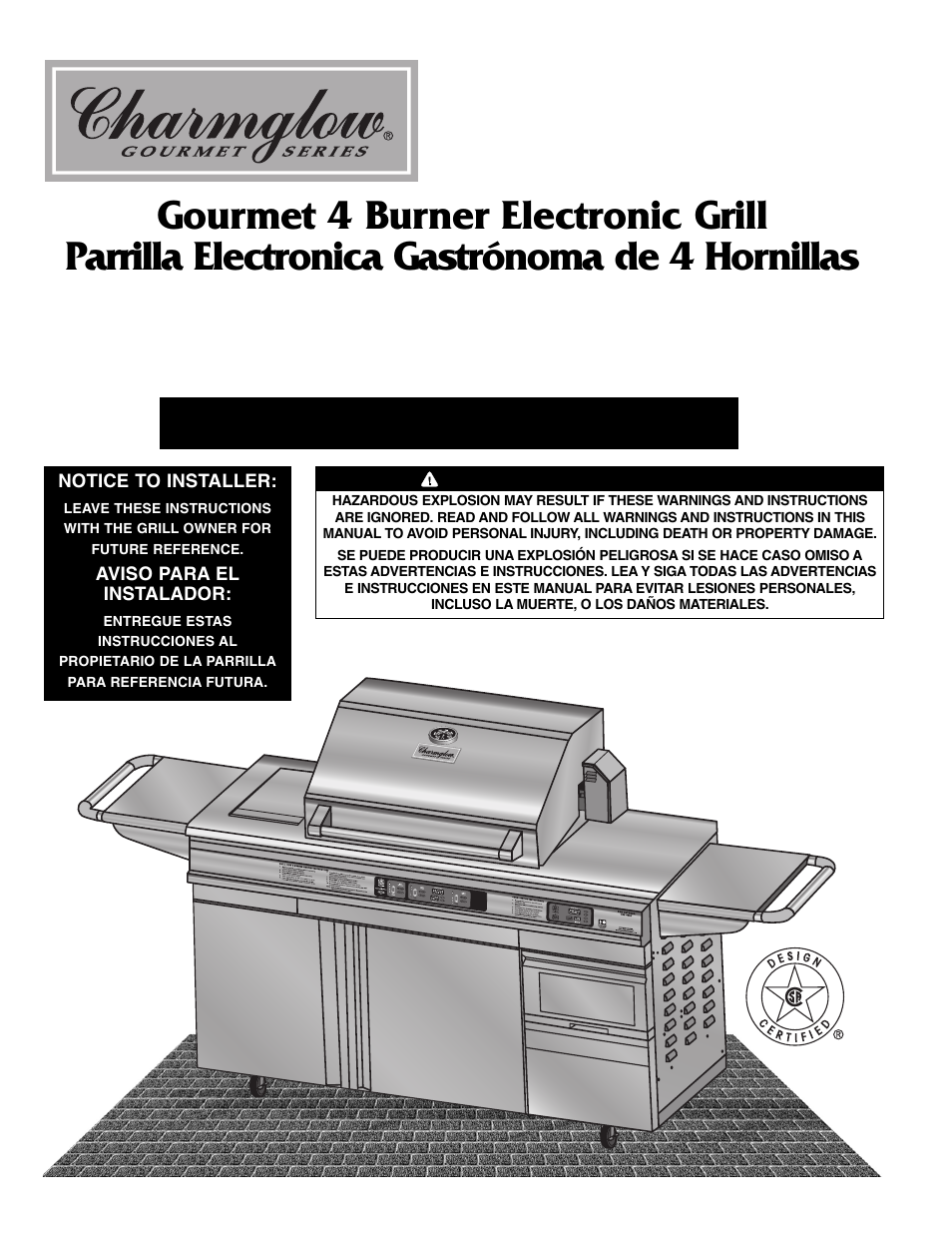 Brinkmann Gourmet 4 User Manual | 56 pages