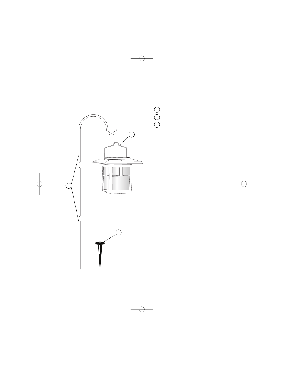 Assembly instructions, Parts list | Brinkmann 822-0429-0 User Manual | Page 3 / 8