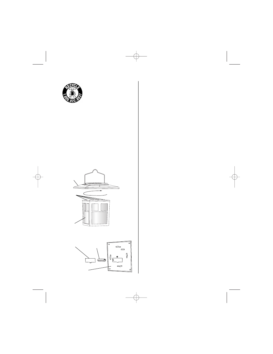 Changing battery, Cleaning | Brinkmann 822-0429-0 User Manual | Page 5 / 8