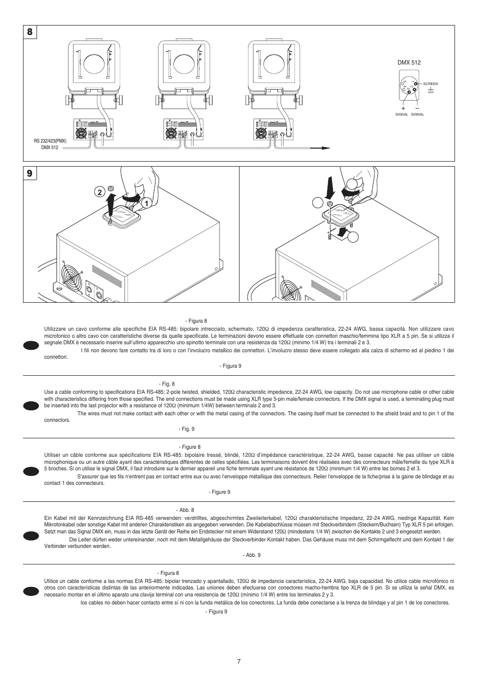 Clay Paky CP COLOR 150 (CDM 150W) User Manual | Page 7 / 18