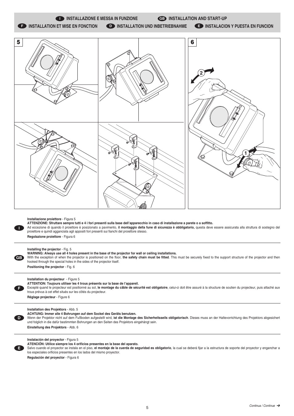 Clay Paky CP COLOR 400 (HSR 400W) User Manual | Page 5 / 18