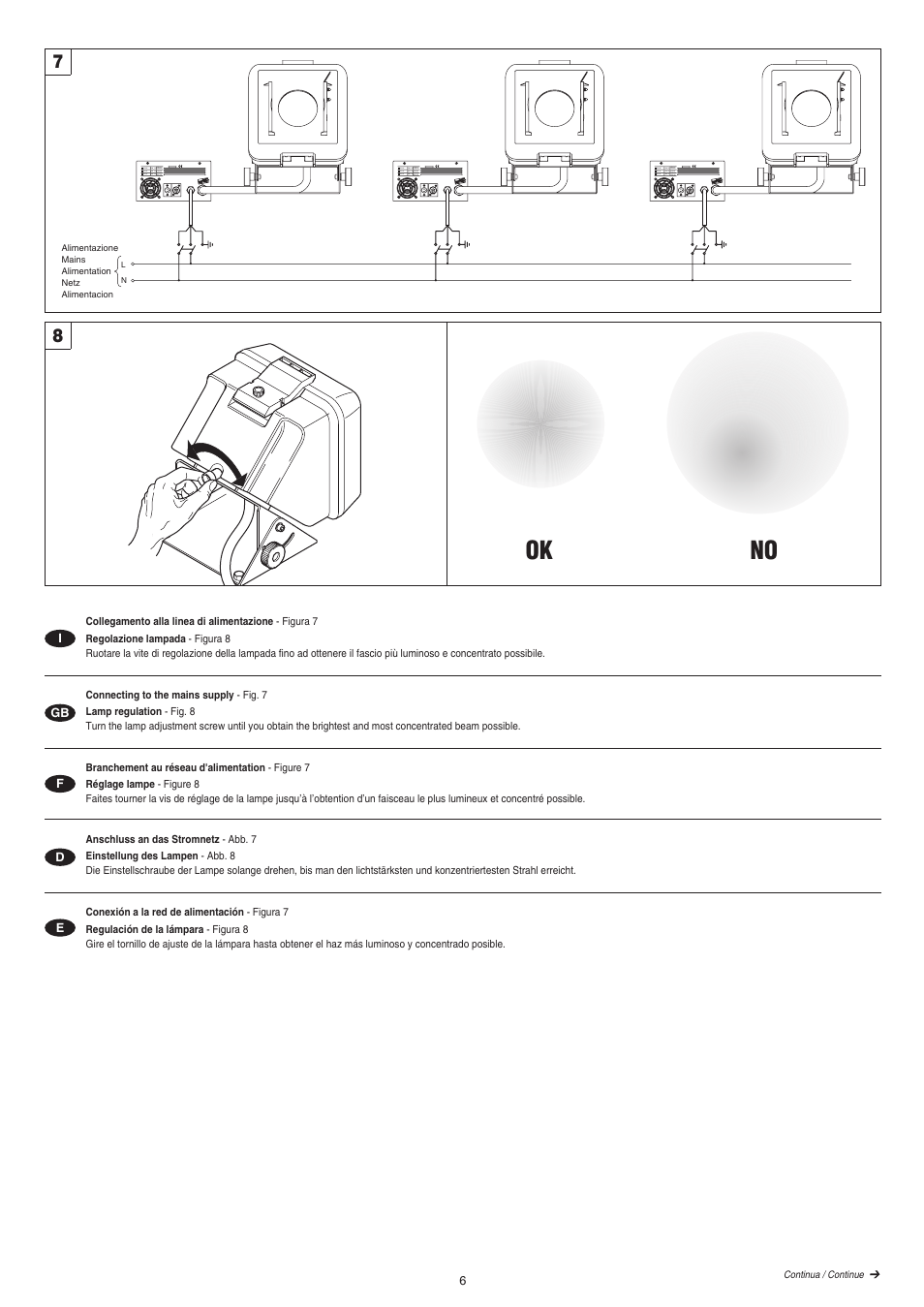 Ok no | Clay Paky CP COLOR 400 (HSR 400W) User Manual | Page 6 / 18