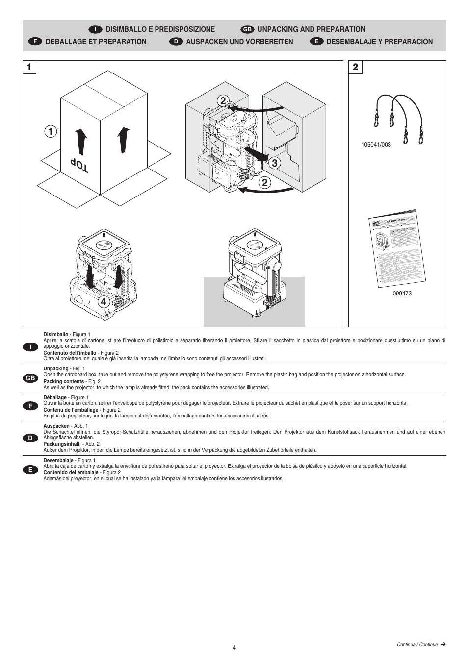 Clay Paky CP COLOR MH (HSR 400W) User Manual | Page 4 / 17