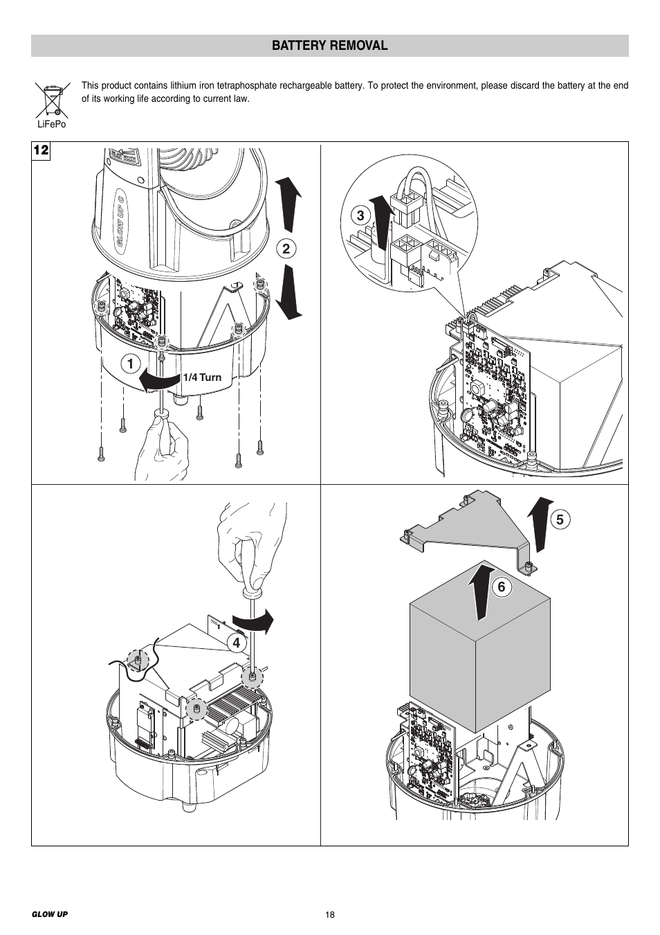 Clay Paky GLOW UP & FLIGHT CASE (F21230) PRELIMINARY User Manual | Page 18 / 24